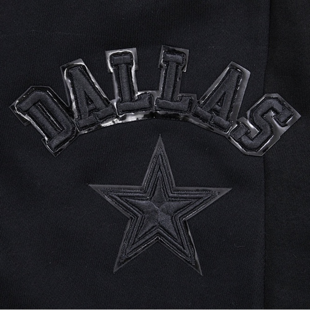 NEW Pro Standard NFL Dallas Cowboys Triple Black Womens Sweatpants Joggers Small - Picture 6 of 7